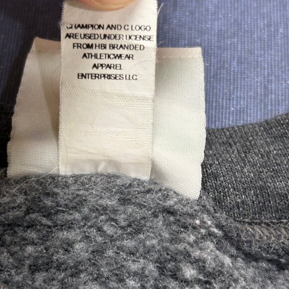 Vintage 90s Georgia Tech Sweatshirt Mens XL Champion Eco Fleece Gray Y2K - Picture 5 of 6